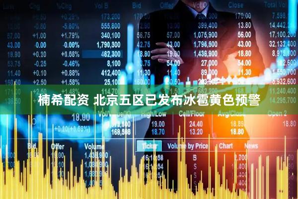 楠希配资 北京五区已发布冰雹黄色预警